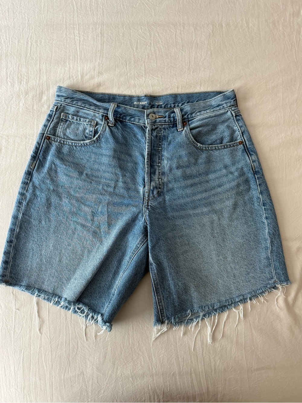 Old Navy Light Wash Denim Cutoff Shorts